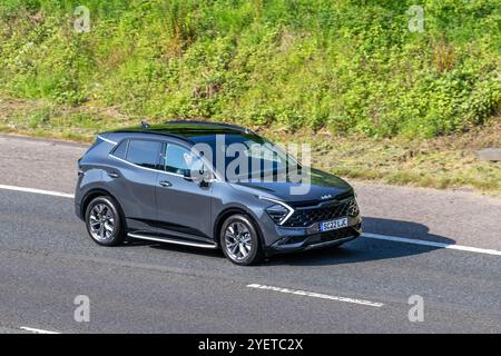 2023 Grau KIA Sportage GT-Line S ISG HEV A T-GDI 212 S/C HEV Auto Car SUV Hybrid Electric 1598 ccm Stockfoto