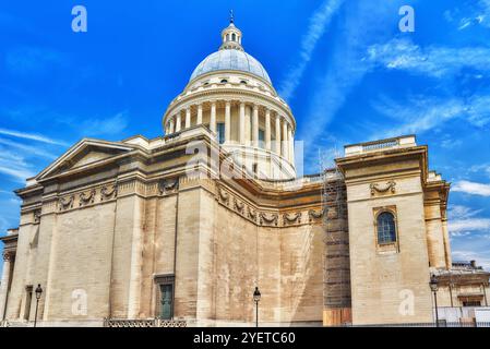 Französische Mausoleum des großen Menschen in Frankreich - das Pantheon in Paris. Stockfoto