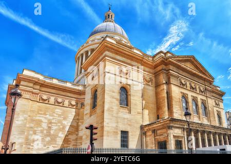 Französische Mausoleum des großen Menschen in Frankreich - das Pantheon in Paris. Stockfoto