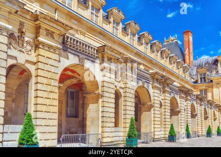 S Residenz der Könige von Frankreich - schöne Schloss Fontainebleau Stockfoto