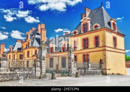 S Residenz der Könige von Frankreich - schöne Schloss Fontainebleau Stockfoto