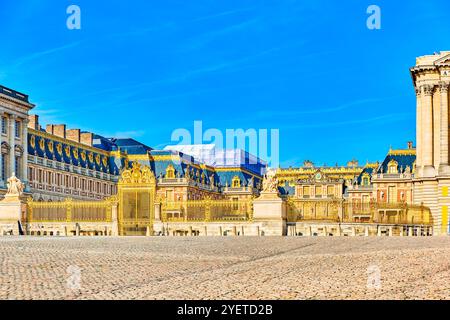 Herrlicher, königlicher Vorort von Paris - Versailles. Stockfoto