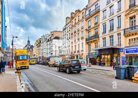 Paris, Prance-19. März 2024: Herrliches, wunderschönes Paris im frühen Frühling. Stockfoto