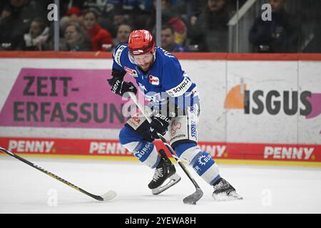 Benjamin Marshall (Schwenninger Wild Wings #54) Schwenninger Wild Wings gegen Iserlohn Roosters, Eishockey, DEL, Spieltag 14, Saison 2024/2025, 01.11.2024 Foto: Eibner-Pressefoto/Sven Laegler Stockfoto