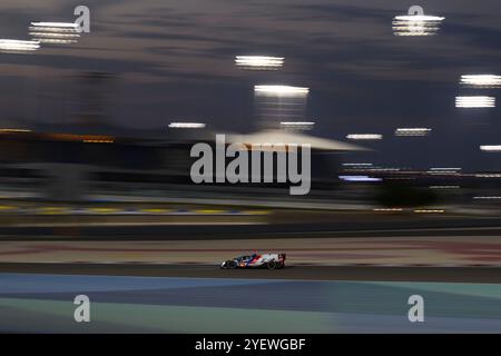 Sakhir, Bahrain. November 2024. BMW M Team WRT Nr. 15 Hypercar – BMW M Hybrid V8, Dries Vanthoor (BEL), Raffaele Marciello (che), Marco Wittmann (DEU) während der Qualifikation. Ahmad Al Shehab/Alamy Live News. Stockfoto