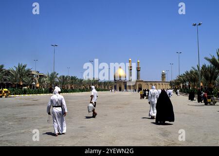 Irak. Abu Al Fadhil Al Abbas Shirne. Die Kerbala-Moschee. Kerbala Stockfoto