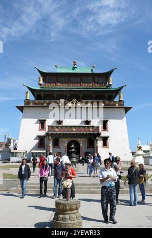 Kloster Gandan. Ulaan Baatar. Mongolei Stockfoto