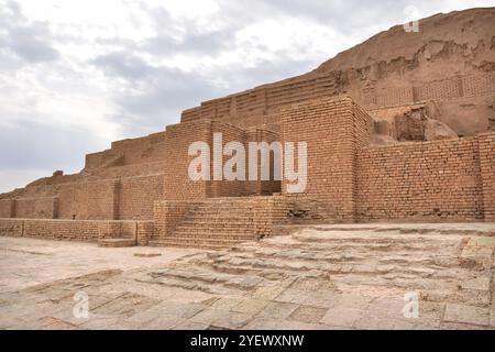 Im Iran. Region Chuzestan. Ahwaz. Choga Zanbil Zigurrat Stockfoto