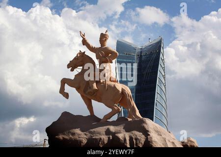 Gengis Khan Memorial. Ulaan Baatar. Mongolei Stockfoto