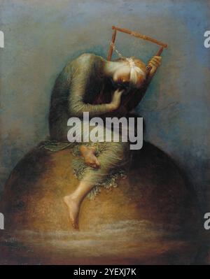 George Frederic Watts, Hope, Ölgemälde auf Tafel, 1891 Stockfoto