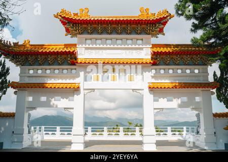 Sun Moon Lake Xuan Zang Tempel in Nantou County, Taiwan Stockfoto