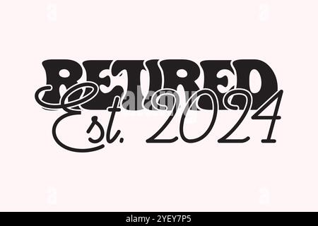 Sommer-T-Shirt-Design im Retro-Look Stock Vektor