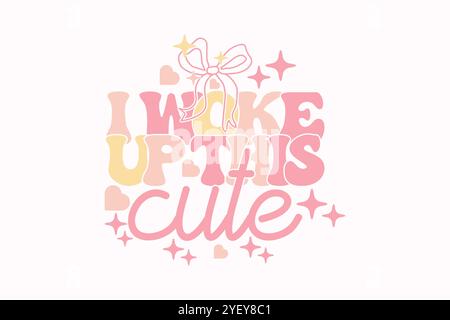 Baby Girl SVG T-Shirt Design Stock Vektor