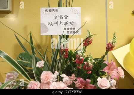 Taiwan, China. November 2024. Sänger Andy Lau tritt am 1. November 2024 in der Taipei Arena auf. (Foto: Costfoto/NurPhoto) Credit: NurPhoto SRL/Alamy Live News Stockfoto