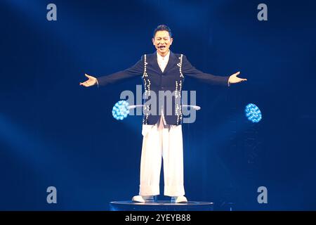Taiwan, China. November 2024. Sänger Andy Lau tritt am 1. November 2024 in der Taipei Arena auf. (Foto: Costfoto/NurPhoto) Credit: NurPhoto SRL/Alamy Live News Stockfoto
