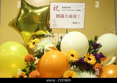 Taiwan, China. November 2024. Sänger Andy Lau tritt am 1. November 2024 in der Taipei Arena auf. (Foto: Costfoto/NurPhoto) Credit: NurPhoto SRL/Alamy Live News Stockfoto