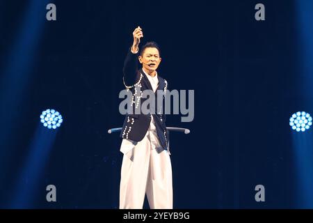Taiwan, China. November 2024. Sänger Andy Lau tritt am 1. November 2024 in der Taipei Arena auf. (Foto: Costfoto/NurPhoto) Credit: NurPhoto SRL/Alamy Live News Stockfoto
