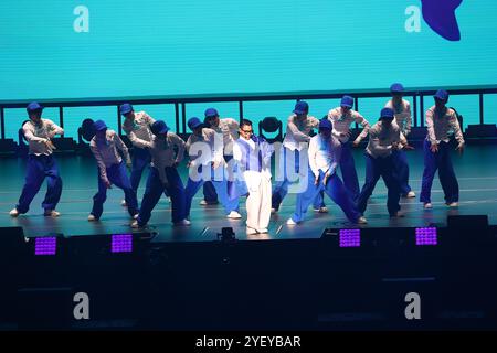 Taiwan, China. November 2024. Sänger Andy Lau tritt am 1. November 2024 in der Taipei Arena auf. (Foto: Costfoto/NurPhoto) Credit: NurPhoto SRL/Alamy Live News Stockfoto