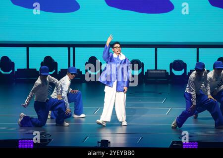 Taiwan, China. November 2024. Sänger Andy Lau tritt am 1. November 2024 in der Taipei Arena auf. (Foto: Costfoto/NurPhoto) Credit: NurPhoto SRL/Alamy Live News Stockfoto
