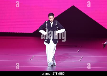 Taiwan, China. November 2024. Sänger Andy Lau tritt am 1. November 2024 in der Taipei Arena auf. (Foto: Costfoto/NurPhoto) Credit: NurPhoto SRL/Alamy Live News Stockfoto