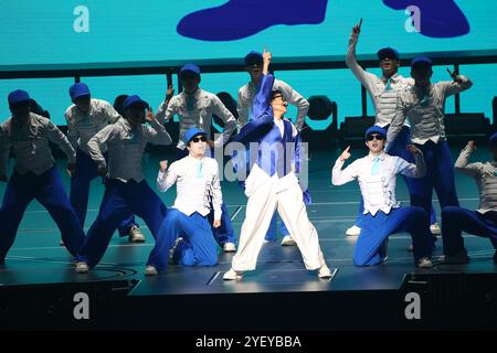 Taiwan, China. November 2024. Sänger Andy Lau tritt am 1. November 2024 in der Taipei Arena auf. (Foto: Costfoto/NurPhoto) Credit: NurPhoto SRL/Alamy Live News Stockfoto