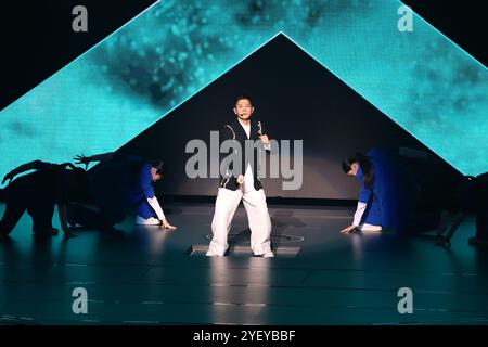 Taiwan, China. November 2024. Sänger Andy Lau tritt am 1. November 2024 in der Taipei Arena auf. (Foto: Costfoto/NurPhoto) Credit: NurPhoto SRL/Alamy Live News Stockfoto