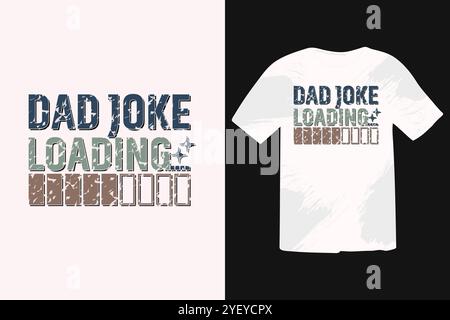Vatertag SVG T-Shirt-Design Stock Vektor