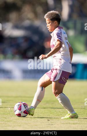 Canberra, Australien; 2. November 2024: Momo Hayashi von Brisbane Roar FC im Rahmen des Ninja A-League Women Round 1 Spiels 2024/25 zwischen Canberra United FC und Brisbane Roar FC im McKellar Park in Canberra, Australien am 2. November 2024. (Foto: Nick Strange/Fotonic/Alamy Live News) Stockfoto