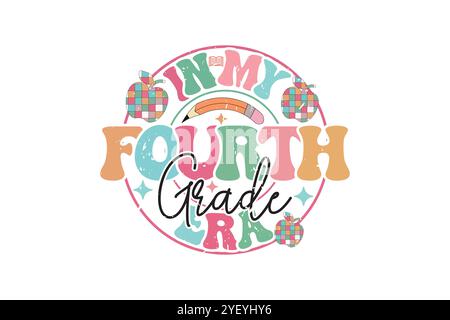 Lehrerbuch Hebeldesign SVG Stock Vektor