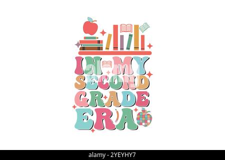 Lehrerbuch Hebeldesign SVG Stock Vektor