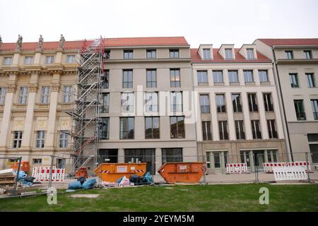 Die Baustelle für das neue Wohn- und Geschäftsviertel am Alten Markt in Potsdam, 1. November 2024. Baustelle Alter Markt Potsdam *** die Baustelle für das neue Wohn- und Geschäftsviertel am Alten Markt in Potsdam, 1. November 2024 Baustelle Alter Markt Potsdam Stockfoto