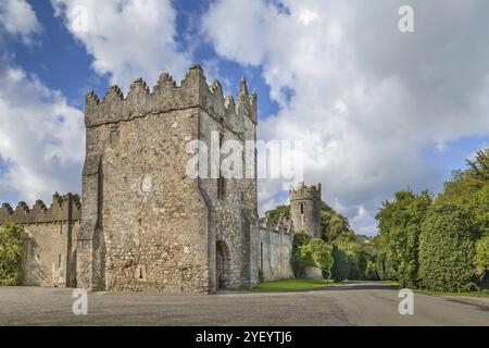 Howth Castle hat seine Ursprünge im Mittelalter, Irland, Europa Stockfoto