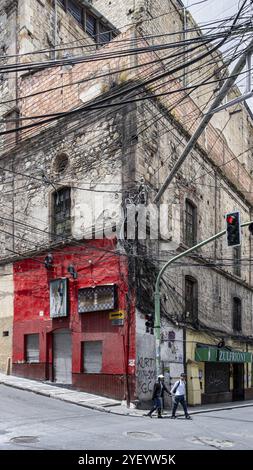 Downtown La Paz, La Paz, Bolivien, Südamerika Stockfoto