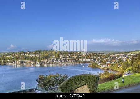 Blick auf Kinsale von der Mündung des Flusses Bandon, Irland, Europa Stockfoto