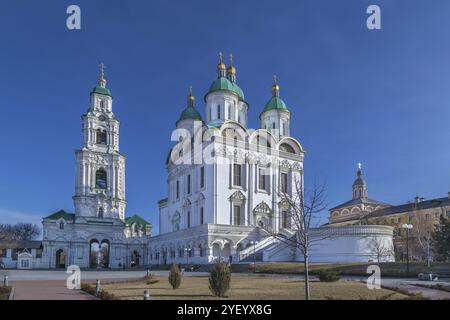 Die Kathedrale der Himmelfahrt im Kreml Astrachan, Russland, Europa Stockfoto