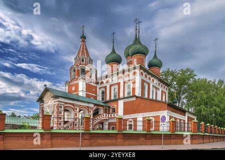 Kirche Michaels Erzengel im historischen Zentrum von Jaroslawl, Russland, Europa Stockfoto