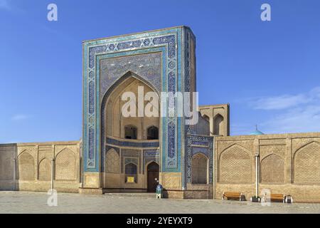 Fassade der Kalan-Moschee, Buchara, Usbekistan, Asien Stockfoto