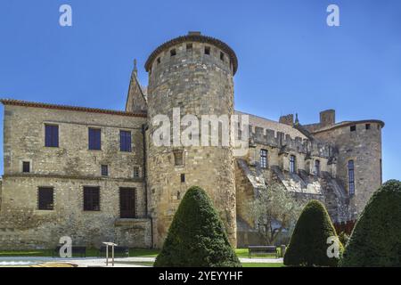 Ehemaliger Palast der Erzbischöfe in Narbonne, Frankreich, Europa Stockfoto