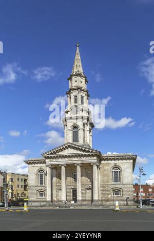 Die St. George’s Church ist eine ehemalige Pfarrkirche in Dublin, Irland Stockfoto