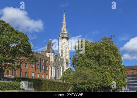 Die Abbey Presbyterian Church ist eine Kirche am Parnell Square in Dublin, Irland, Europa Stockfoto