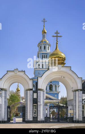 Kathedrale der Himmelfahrt der Jungfrau, Taschkent, Usbekistan, Asien Stockfoto