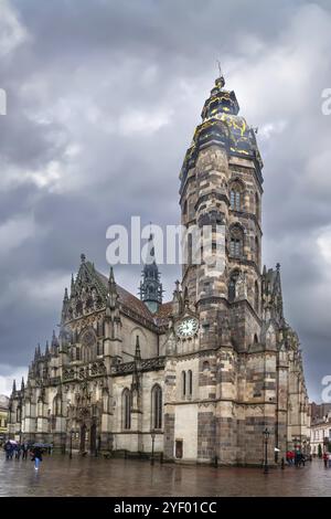 Die Kathedrale St. Elisabeth ist eine gotische Kathedrale in Kosice, Slowakei, Europa Stockfoto