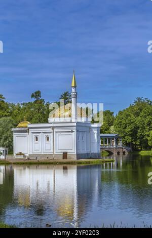 Türkisches Bad im Catherine Park, Zarskoje Selo, Russland, Europa Stockfoto