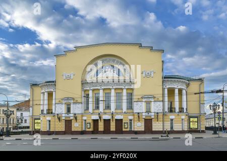 Russisches Theater benannt nach F. Wolkow in Jaroslawl, Russland, Europa Stockfoto