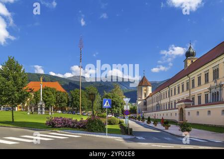 Das Kloster Seckau ist ein Benediktinerkloster in Seckau in der Steiermark Stockfoto