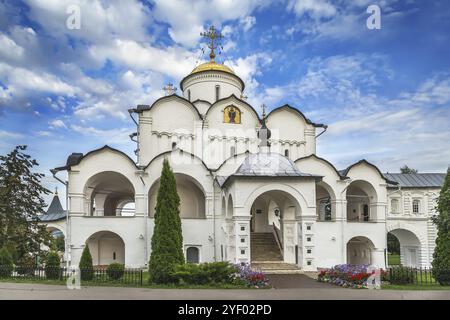 Pokrowski-Kathedrale im Fürbitte-Kloster, Suzdal, Russland, Europa Stockfoto