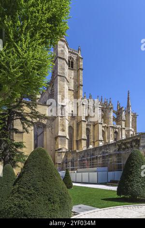 Die Kathedrale von Narbonne ist eine römisch-katholische Kirche in der Stadt Narbonne, Frankreich, Europa Stockfoto