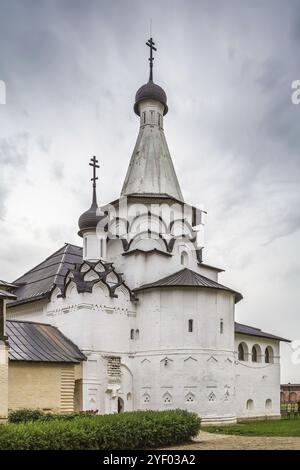 Kirche der Himmelfahrt im Kloster Erlöser-Euthymius, Suzdal, Russland, Europa Stockfoto