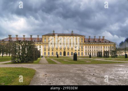 Barockes neues Schloss Schleissheim in den Vororten München, Bayern, Deutschland, Europa Stockfoto