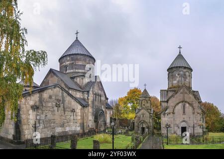 Das Kecharis-Kloster ist ein mittelalterlicher armenischer Klosterkomplex in Tsachkadzor in Armenien Stockfoto